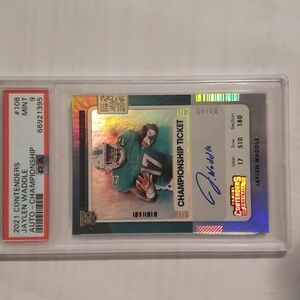 2021 Panini Contenders Championship Ticket Jaylen Waddle Auto /49
